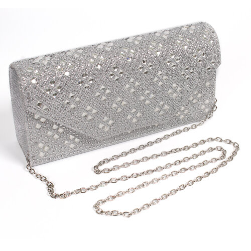 YT Женский вечерний клатч Silver AG13-242
