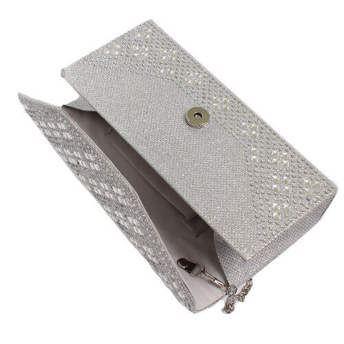 YT Женский вечерний клатч Silver AG13-242