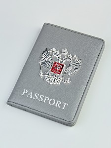YG Обложка на паспорт "803" (герб/эко-кожа) 