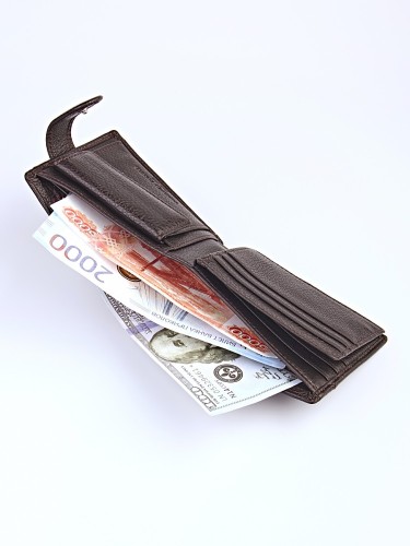 YK Портмоне мужское "B1-5804B" (нат.кожа) 