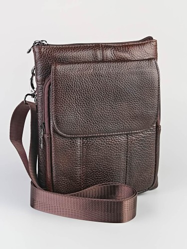 YO Сумка мужская "5906" б/н (нат.кожа) 