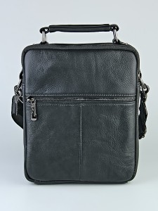 Сумка мужская "0075S" (черн./нат.кожа)