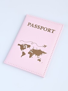 Обложка на паспорт "Travel 9#" (эко-кожа) 